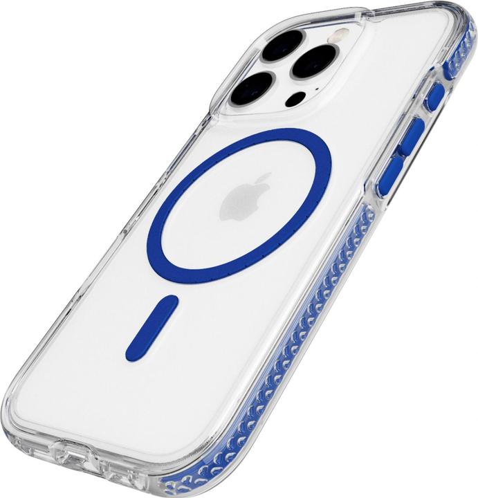 Actual product image tech21 EvoClear MagSafe iPhone 16 Pro Blue (Apple iPhone 16 Pro)