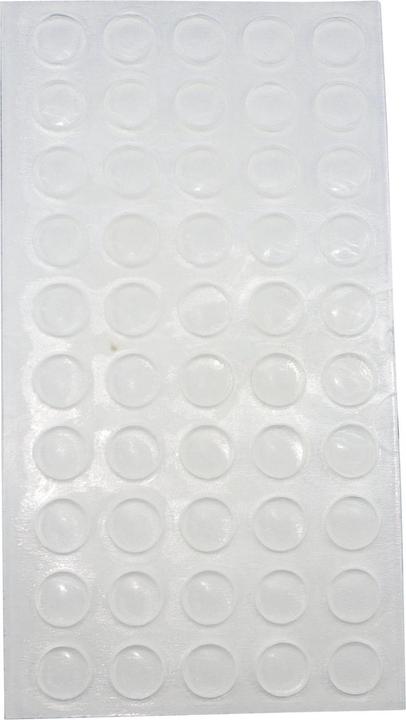 Stop bumper transparent 10x1.0mm Stop bumper self-adhesive plastic (Stop dampers, 1 Piece)