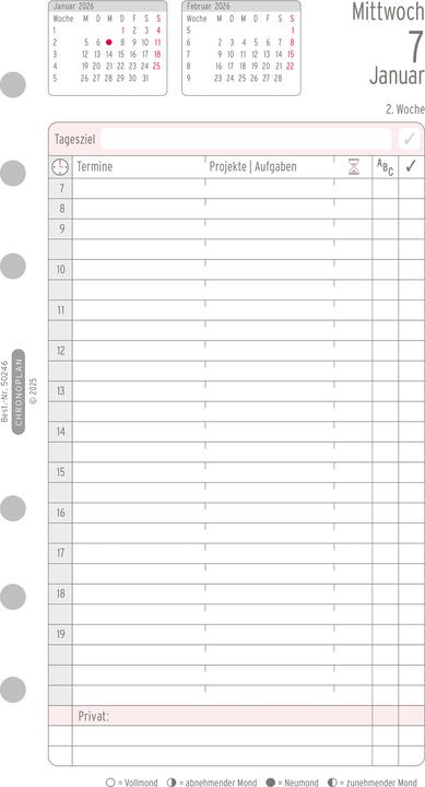 Chronoplan Brieftaschenplaner (Allemand)