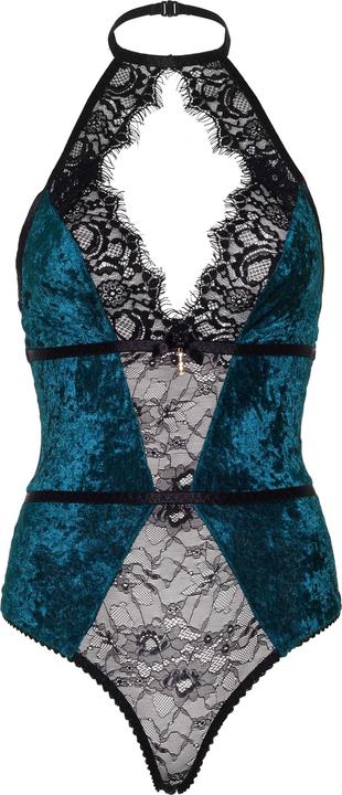 Image du produit Leg Avenue Halter stretch velvet teddy (M)