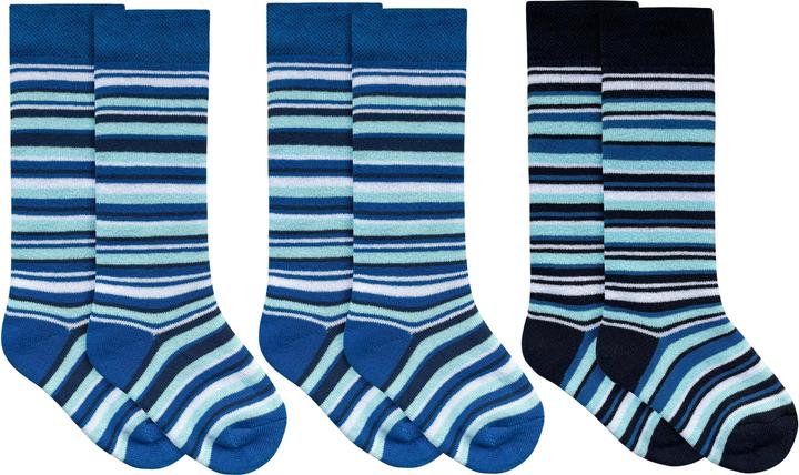 Produktbild Normani 3 Paar Kinder-Ringel-Thermokniestrümpfe (3er Pack, 23 - 26)