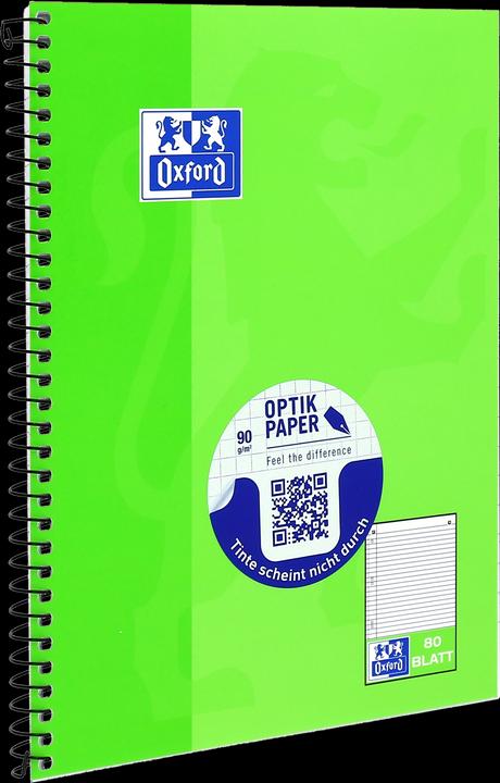 Productafbeelding Oxford College notebook (A5, Rijen, Hardcover)