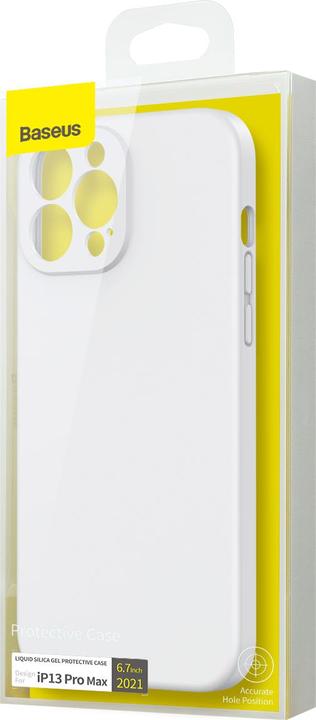 Produktbild Baseus Liquid Silica Gel Protective Case For iP 6.7inch 2021 White (Apple iPhone 13 Pro Max)