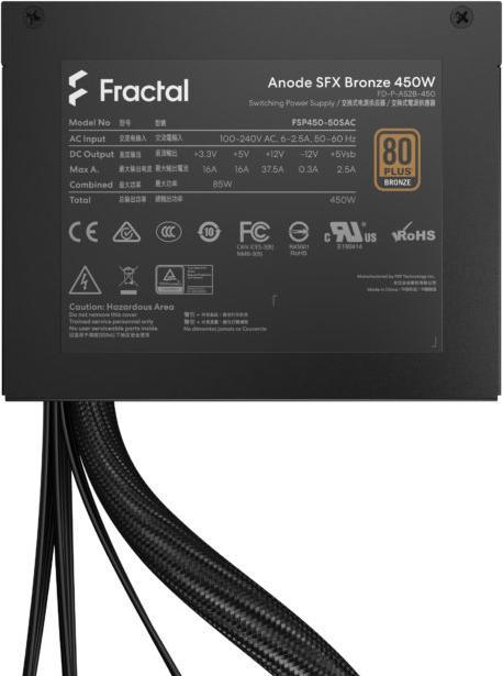 Actual product image Fractal Power supply anode SFX Bronze (450 W)