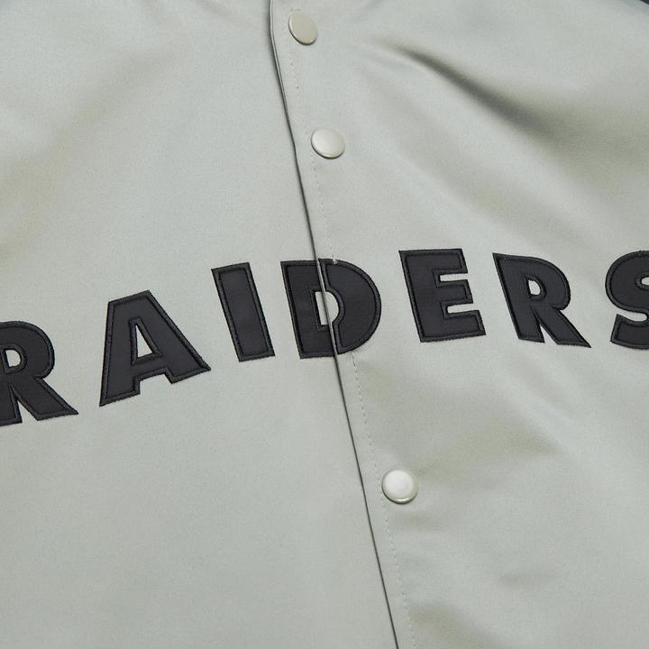 Actual product image Mitchell & Ness M&N Lightweight Satin Jacket - LA Raiders Bo Jackson - L (L)