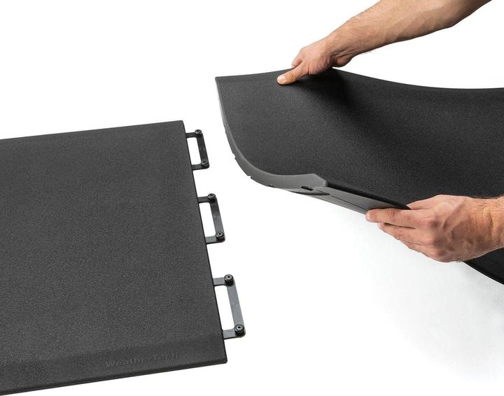 Actual product image WeatherTech Corner mat 0.64 m x 0.64 m carbon fibre | black (64 x 64 cm)