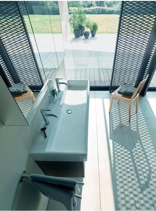 Actual product image Duravit Double washbasin Vero Air 120 x 47 cm white 2350120024 (470 mm, 1200 mm)