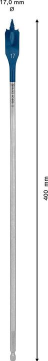 Actual product image Bosch Professional Zubehör EXPERT Self Cut Speed Flat Milling Drill, 17 x 400 mm (17 mm)