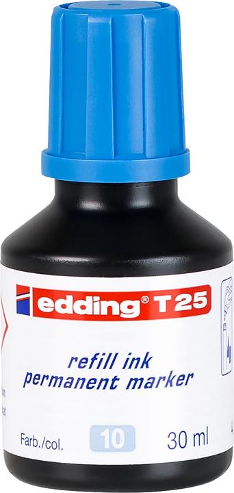 Edding Ricarica di inchiostro T25 (Unità di ricarica, Blu chiaro, 37 mm)