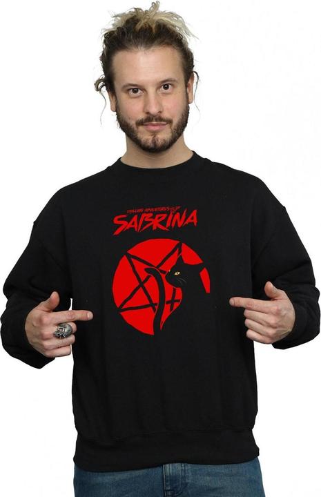 Actual product image Chilling Adventures of Sabrina Mens Salem Pentagram Sweatshirt (5XL)