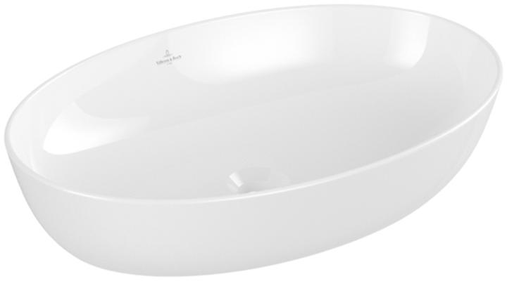 Produktbild Villeroy & Boch Aufsatzwaschbecken Artis 61 cm oval wei 41986101 (410 mm, 610 mm)