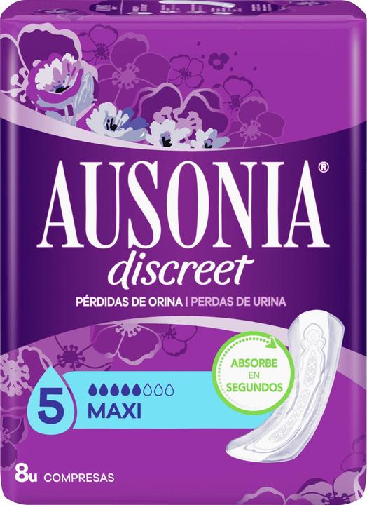 Produktbild Ausonia Discreet Maxi Slipeinlagen 8 Stück (8 x, Damenbinden)
