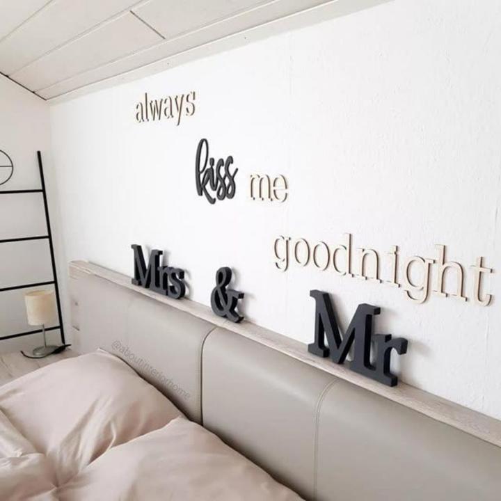 Actual product image Trenddeko always kiss me goodnight (143 x 20 cm)