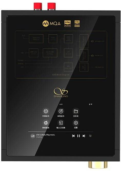 Actual product image Shanling EA5 Plus (Headphone amplifier, D/A converter, Bluetooth Receiver, Network Audio Player)
