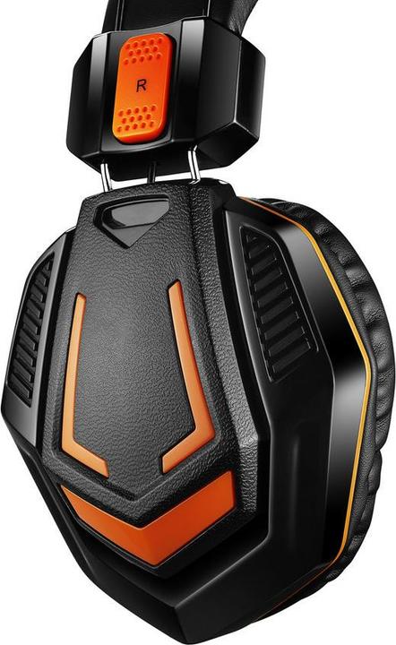 Actual product image Canyon Gaming headset with 3.5 mm connector with microphone and volume control, cable 2 m, Black CND (Cable)