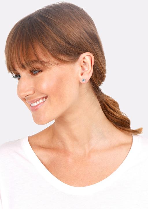 Image du produit Elli Basic Stecker mit Kristallen (Argent Sterling)