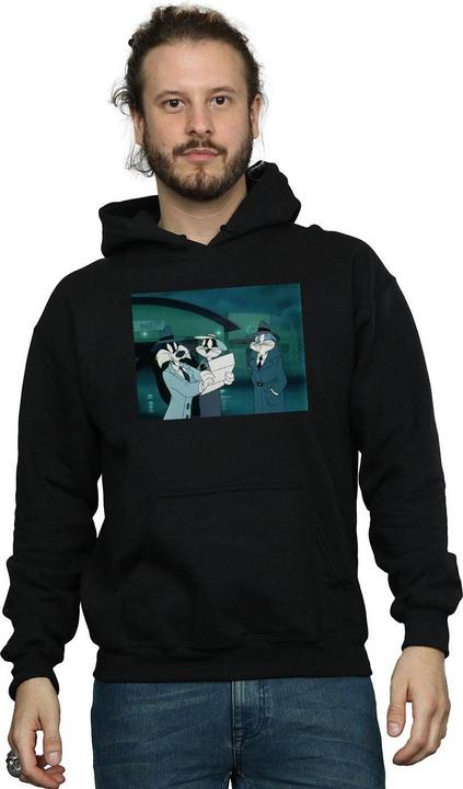 Image du produit Looney Tunes - Sweat à capuche BUGS BUNNY SYLVESTER LETTER - Homme (M)