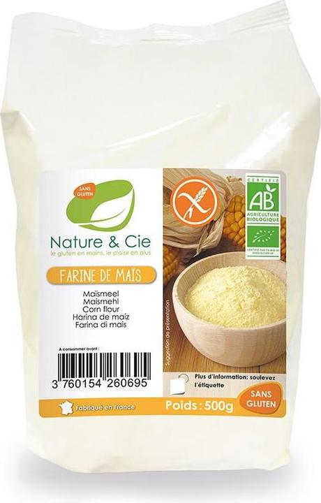 Actual product image Nature et Cie Pack organic corn flour gluten free 500 g (500 g)