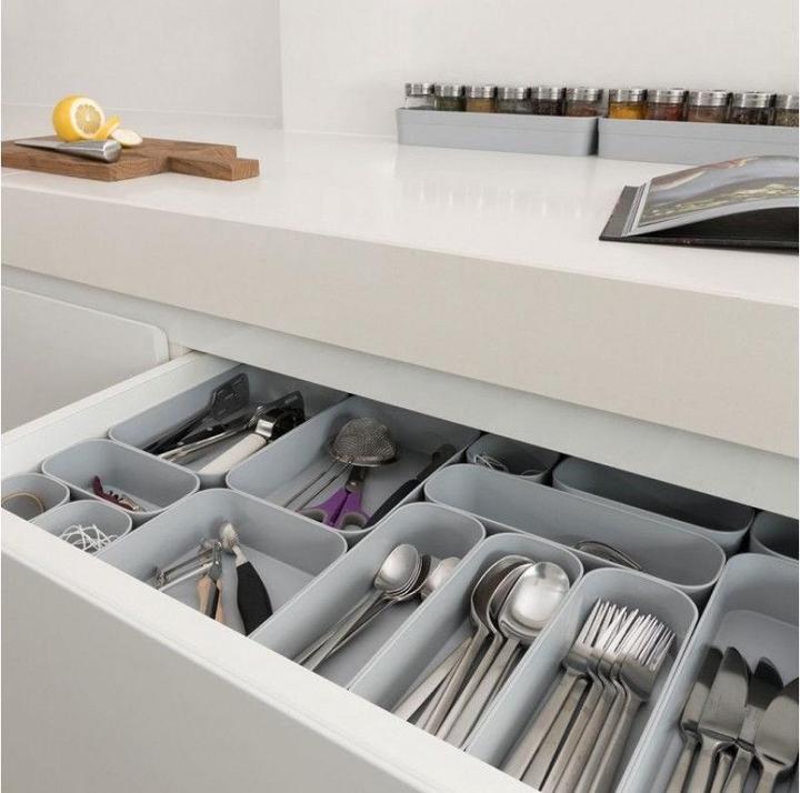 Produktbild Curver ORGANIZER SQUARE 15X15X5CM GREY (1 l)