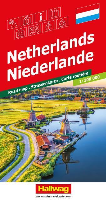 Produktbild Strassenkarte 382830998 Niederlande (Dis/BT) 1:200'000