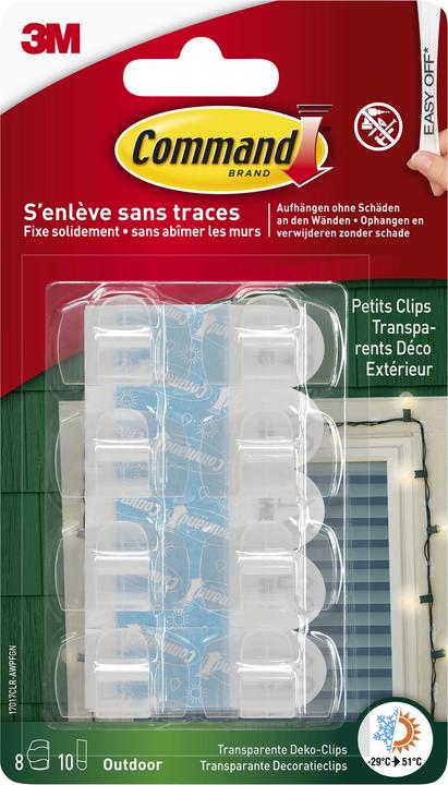 Command Outdoor Lichterkette Clips