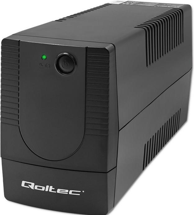 Actual product image Qoltec Zasilacz awaryjny UPS | Monolith | 1000VA | 600W (1000 VA, 600 W, Line-interactive UPS)