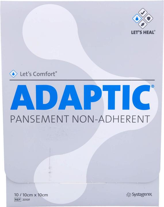 Produktbild Kohlpharma Adaptic 10x10 cm feuchte Wundauflage, 10 St