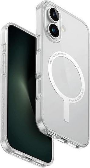 Productafbeelding Uniq Hoesje Clario iPhone 16 Plus 6,7" Magclick Oplaad przeźroczysty/helder doorzichtig (Apple iPhone 16 Plus)