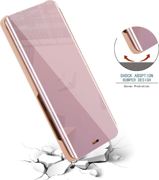 Productafbeelding Cadorabo Boek Smart View Spiegelhoes (Samsung Galaxy M40)
