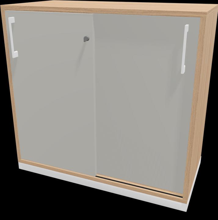 Pearl grey, White, Amber oak decor with structure