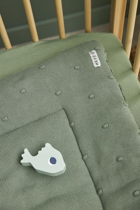 Actual product image Meyco jersey fitted sheet boxmatras 75x95 cm forest green (75 x 95 cm)