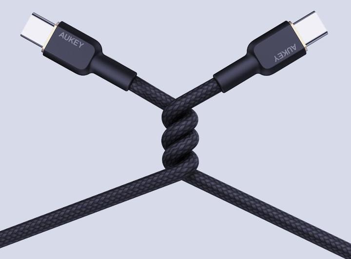 Image du produit Aukey Câble USB-C - USB-C, PD 60W, 1 m (1 m, USB 3.2 Gen 1)