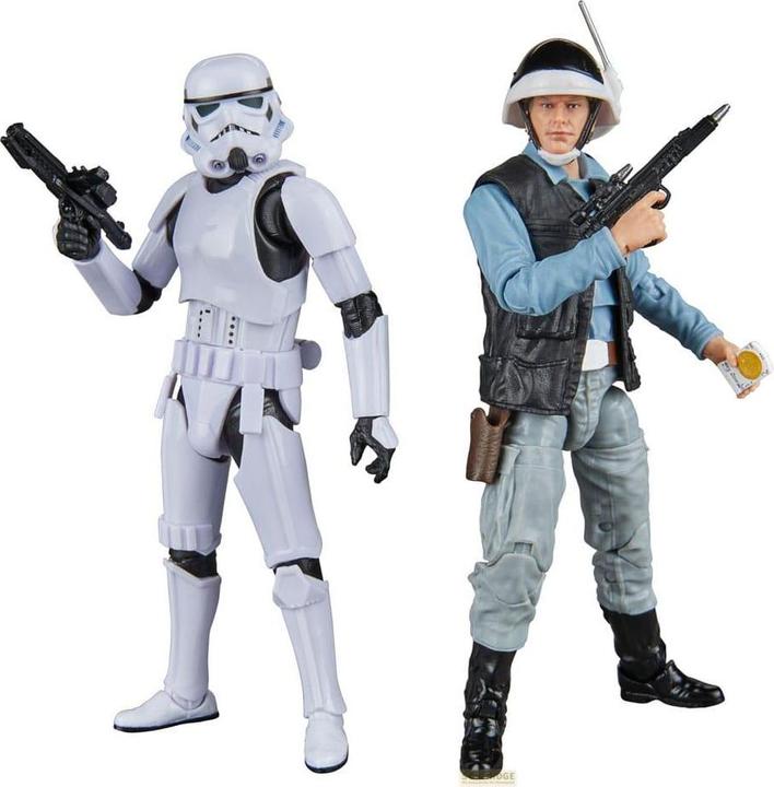 Produktbild Hasbro Star Wars Episode IV Black Series Actionfiguren 2er-Pack Rebel Trooper & Stormtrooper 15 cm