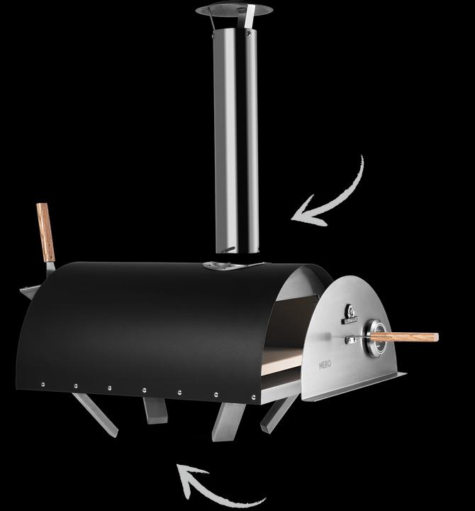 Image du produit Burnhard Nero (Four à pizza à bois)