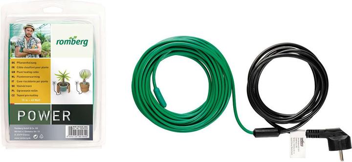 Romberg Pflanzenheizung L 10 m (8 m heizbar), 40 Watt