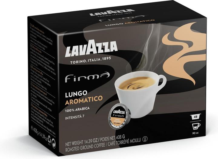 Actual product image Lavazza Coffee Capsules Company Lungo Aromatico 48 pieces (487 g, Dark roast)