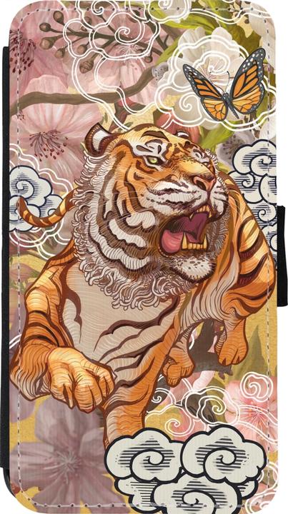 Actual product image PhoneLook Cover Wallet black Spring 23 japanese tiger (Apple iPhone 11 Pro)