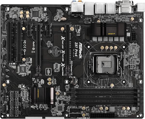 Actual product image AsRock Z87 Pro4 (LGA 1150, Intel Z87, ATX)