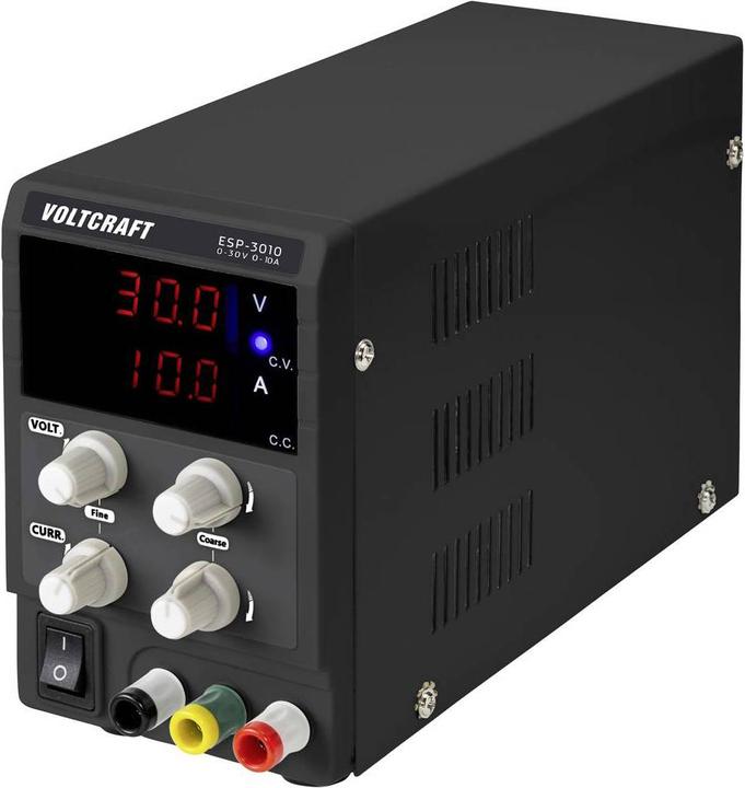 Actual product image Voltcraft ESP-3010 Laboratory power supply unit, adjustable 0 - 30 V/DC 0 - 10 A 300 W Plug-in