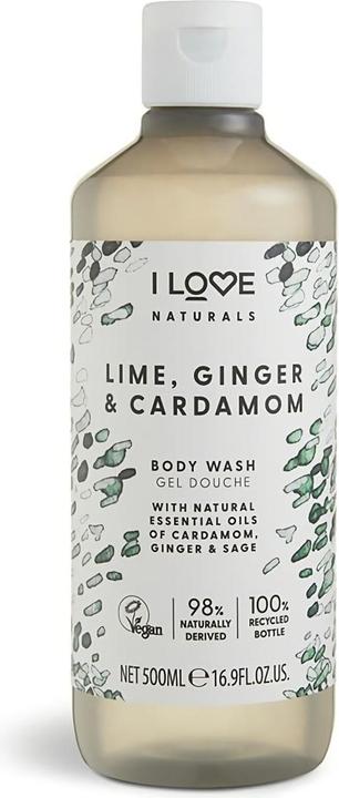 Actual product image Natura l s moisturising shower gel Natura l s Lime, Ginger & Cardamon ( Body Wash) 500 ml (500 ml)