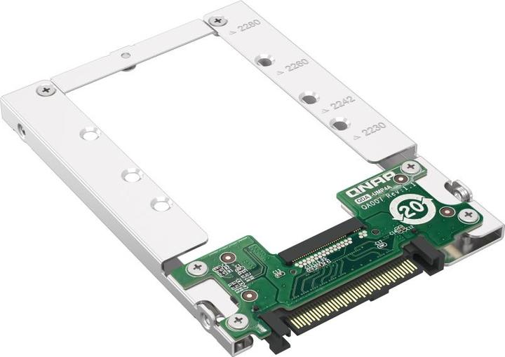 Produktbild QNAP QDA-UMP4A U.2 NVMe to M.2 NVMe SSD PCIe adapter 7mm