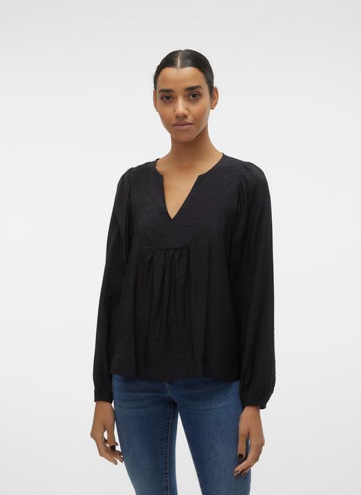 Produktbild Vero Moda Normal geschnitten Mandarin Kragen Gummizug am Handgelenk Hemd Hemd (S)