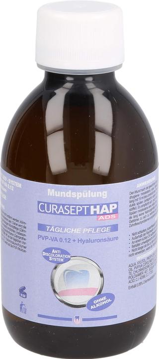 Produktbild Curasept HAP012 PVP-VA 0,12 + Hyaluron Mundspülung, 200 ml FLA (200 ml, Mundspülung)