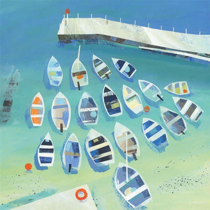 Produktbild Claire Henley Leinwanddruck Birds Eye View (60 x 60 cm)