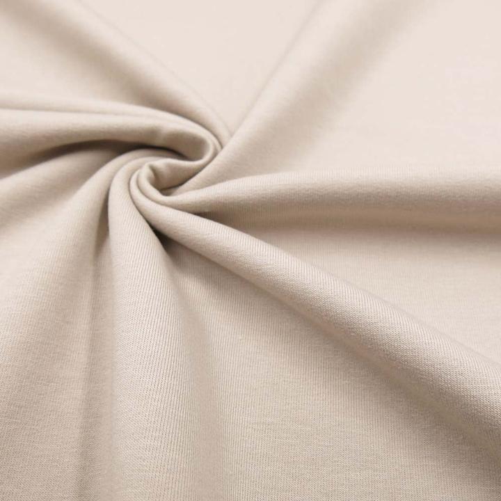 Produktbild Stoffrestposten French Terry Stoff - Beige - Mindestverkaufsmenge: 1 Meter