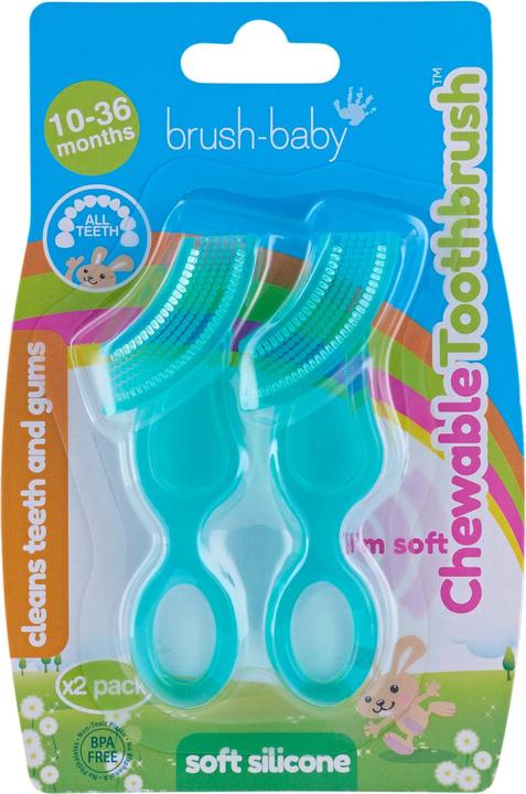 Image du produit Brush-Baby Brosse à dents à mâcher (Souple, 2 x)