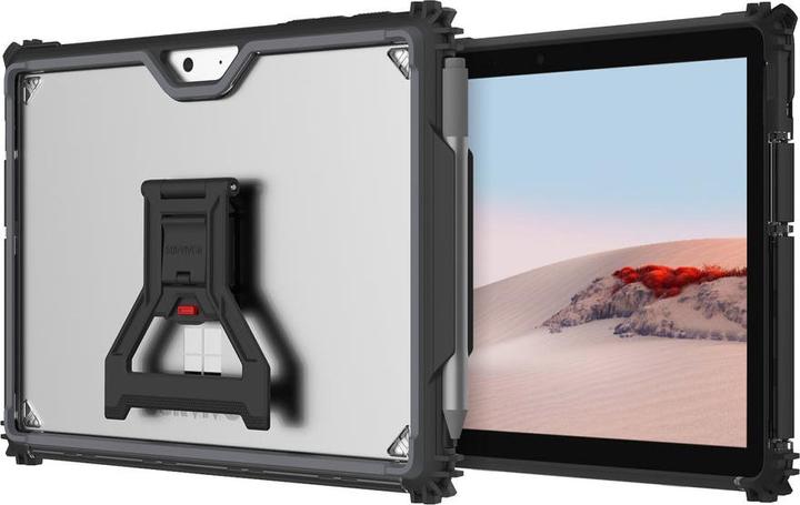 Griffin Survivor Strong - Back cover for tablet - rugged - grey, black, clear - 10.5" - for Microsof (1, 3)