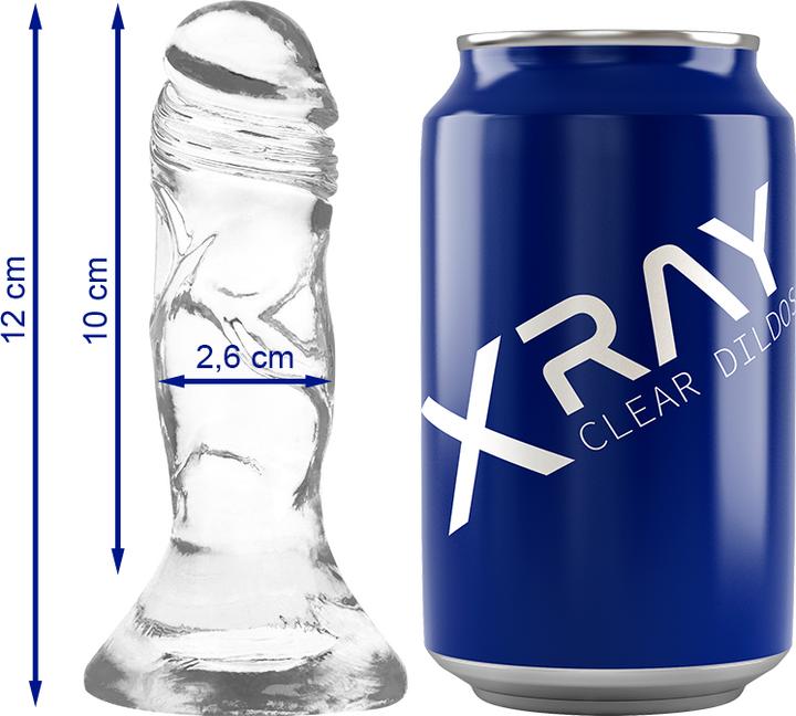 Image du produit X Ray Xray Clear Dildo Transparent 12cm X 2.6cm