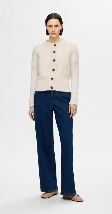 Actual product image Selected Femme Slfsia Ras Ls Knit Cardigan Noos (S)
