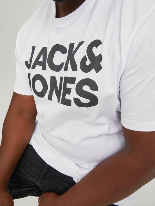 Immagine prodotto Jack & Jones Maglietta plus size con stampa logo (6XL)